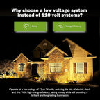 Low Voltage Landscape Lights, 10W 12/24V 2700K Warm White Landscape Lighting - Image 2