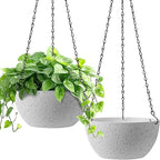 T4U 8 Inch Hanging Planters for Indoor Plants, 2 Pack Hanging Planter, Hanging by T4U