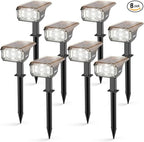 Solar Spot Lights Outdoor, 40 LEDs Solar Outdoor Waterproof Landscape Lights by LEREKAM