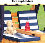 KidKraft Wooden Outdoor Double Chaise Lounge - Image 7