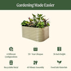 Vego garden 26" Extra Tall Raised Garden Bed Kits, 6 in 1 Modular Raised - Image 2