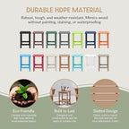 WestinTrends Malibu Square Outdoor Side Table - Image 6