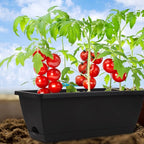 8pcs Window Box Planter, 17 Inches Flower Window Boxes, Rectangle Planters Box - Image 4
