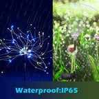 HELESIN Christmas Outdoor Solar Garden Lights, 105 LED Solar Powered Decorative - Image 2