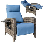 Outdoor Recliner Chairs Set of 2, Reclining Patio Chairs by zzw