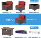 Outdoor Patio Furniture Set - Image 8