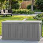 Patiowell 240 Gallon Large Outdoor Storage Box, Waterproof Deck Box - Image 6