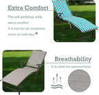 Kozyard Cozy Aluminum Reclining Lounge Chair - Image 6