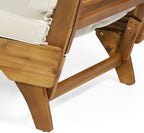 Christopher Knight Home Patrick Outdoor Acacia Wood Expandable Daybed - Image 4