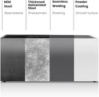 GSK 30" L White LED Metal Planter - Image 9