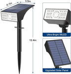 Solar Color Changing RGB Spot Lights Outdoor, 2 Pack/7 Lighting Modes - Image 6