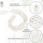Augshy 27inch Macrame Plant Hanger, 2 Packs Plant Hangers - Image 3
