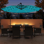 Tangkula 10ft Solar LED Patio Umbrella - Image 2