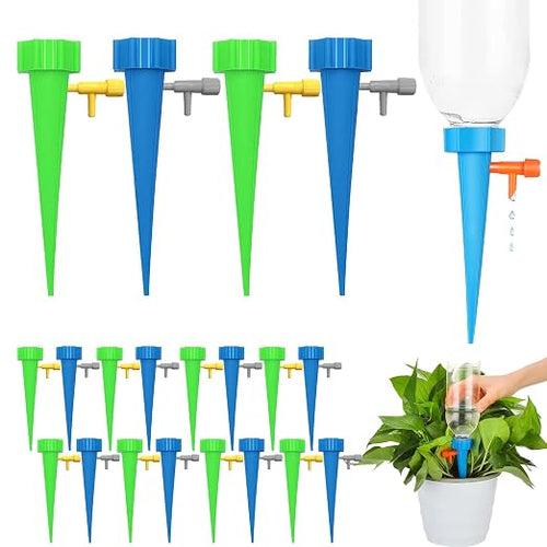 24 Pack Self Watering Spikes for Indoor/Outdoor Plants, Self Watering Planter by HighQualityInexpensiveGoods