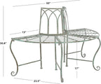 SAFAVIEH Outdoor Furniture Collection – Abia Antique Dark Green Distressed - Image 3