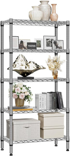 1250 lbs 5 Tier Shelf Metal Storage Shelves Shelving Wire Rack Heavy Duty - Image 8