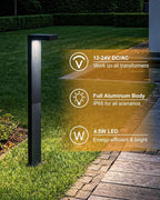 Low Voltage Landscape Lights, 8 Pack Outdoor LED Pathway Light, Wired Path - Image 5