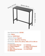 VEVOR Outdoor Bar Table, 39.4 x 15 in Patio Bar Table, Waterproof Top & Sturdy - Image 3