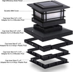 Dynaming 8 Pack Solar Post Cap Lights Outdoor - Image 3