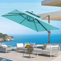 9' X 12' Double Top Cantilever Patio Umbrella by ORYNTREX