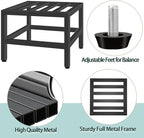 Plant Stand Indoor Outdoor, Wrought Iron Flower Stand Display Planter Shelf - Image 3