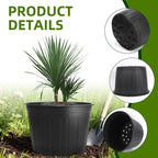 30 Pack 5 Gallon Plastic Nursery Pots, 12.8 Inch Thickened Soft Plant Pots - Image 4