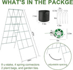 Cucumber Trellis for Raised Bed, Garden Trellis for Climbing Plants Outdoor - Image 3