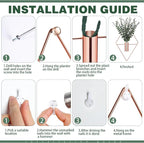 Jexine 8 Pcs Hanging Planters - Image 3