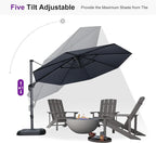 PURPLE LEAF 11 Feet Patio Umbrella - Image 7