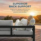 Solaste Aluminum Patio Furniture Set - Image 7