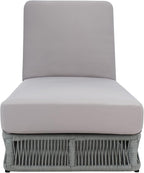 SAFAVIEH Outdoor Collection Gillian Grey Rope/Grey Cushion Chaise Lounge Chair by SAFAVIEH