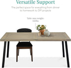 Best Choice Products 6-Person Indoor Outdoor Acacia Wood Dining Table, Picnic - Image 7