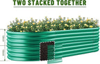 Land Guard 8×4×1 ft Green Raised Garden Bed, Garden Raised Bed, Above Ground - Image 4