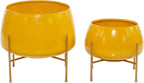 Deco 79 Metal Indoor Outdoor Planter Small Planter Pot - Image 7
