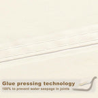 SUNNY GUARD Waterproof Sun Shade Sail 15'x15'x21.2' Cream Right Triangle UV - Image 4