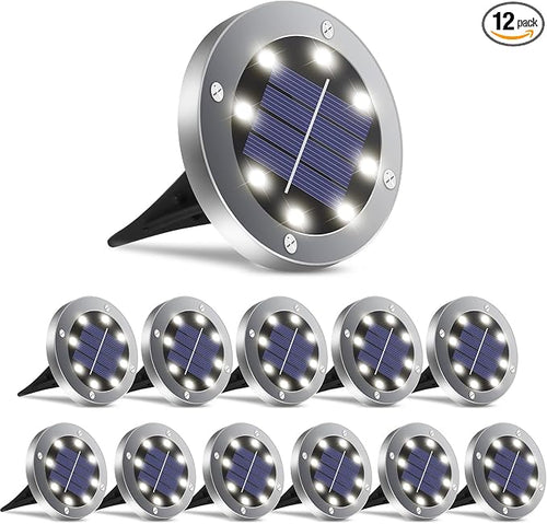 4.6inch Solar Lights Outdoor Waterproof, Solar Garden Lights Landscape Lighting by OULONGER