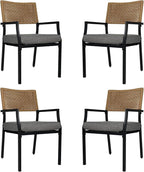 Grand patio Outdoor Dining Chair Set of 4, 4 Pieces Patio Dining Chairs by GrandPatio