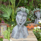 Newman House Studio Face Cactus Succulents Planter Pot - Image 5