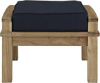 Modway EEI-1152-NAT-NAV-SET Marina Premium Grade A Teak Wood Outdoor Patio - Image 3