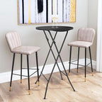 VINGLI 24" Plastic Folding Round Table Bar Height, HDPE Matrial - Image 11