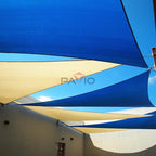 Patio Paradise 20' x 20' x 19'10" Sun Shade Sail Triangle Canopy, Permeable - Image 5