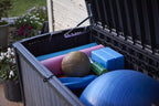 Keter Outdoor Storage Deck Box for Patio, Backyard & Garden, 110 Gal, Organizing - Image 10