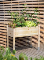 MIXC 331 lb Capacity Wooden Raised Garden Bed - Image 5