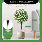 Artificial Topiary Bushes for Outdoors - Image 2
