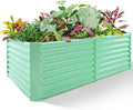 Land Guard 6×3×2ft Galvanized Raised Garden Bed, Planter Boxes Outdoor by LandGuard