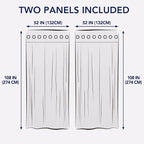 PureFit Outdoor Curtains for Patio Waterproof Weatherproof, UV Resistant - Image 6