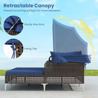 Tangkula Outdoor Rattan Daybed - Image 6