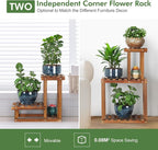 Plant Stand for multiple Plants Stands Indoor Outdoor Flower Pot Stand 5 Tiers - Image 6
