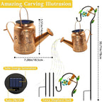 Solar Powered Dragonfly Watering Can Lights Waterproof Outdoor Garden Decor - Image 2