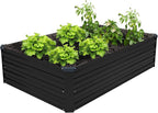 4×3×1FT Galvanized Raised Garden Bed Kit, Metal Planter Boxes, Large Raised - Image 8